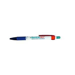 Benicar HCT Ballpoint Pen Drug Rep Pharmaceutical Red Blue Green Clip Chunky